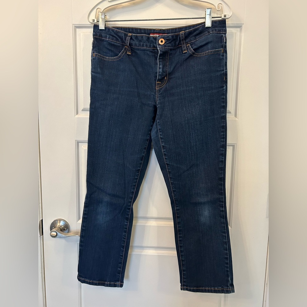 Tommy Hilfiger Dark Blue Cropped Skinny Denim